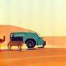 Icon representing a desert safari adventure