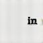Monochrome LinkedIn icon